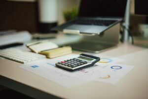 Calculator used to work out an annual fee