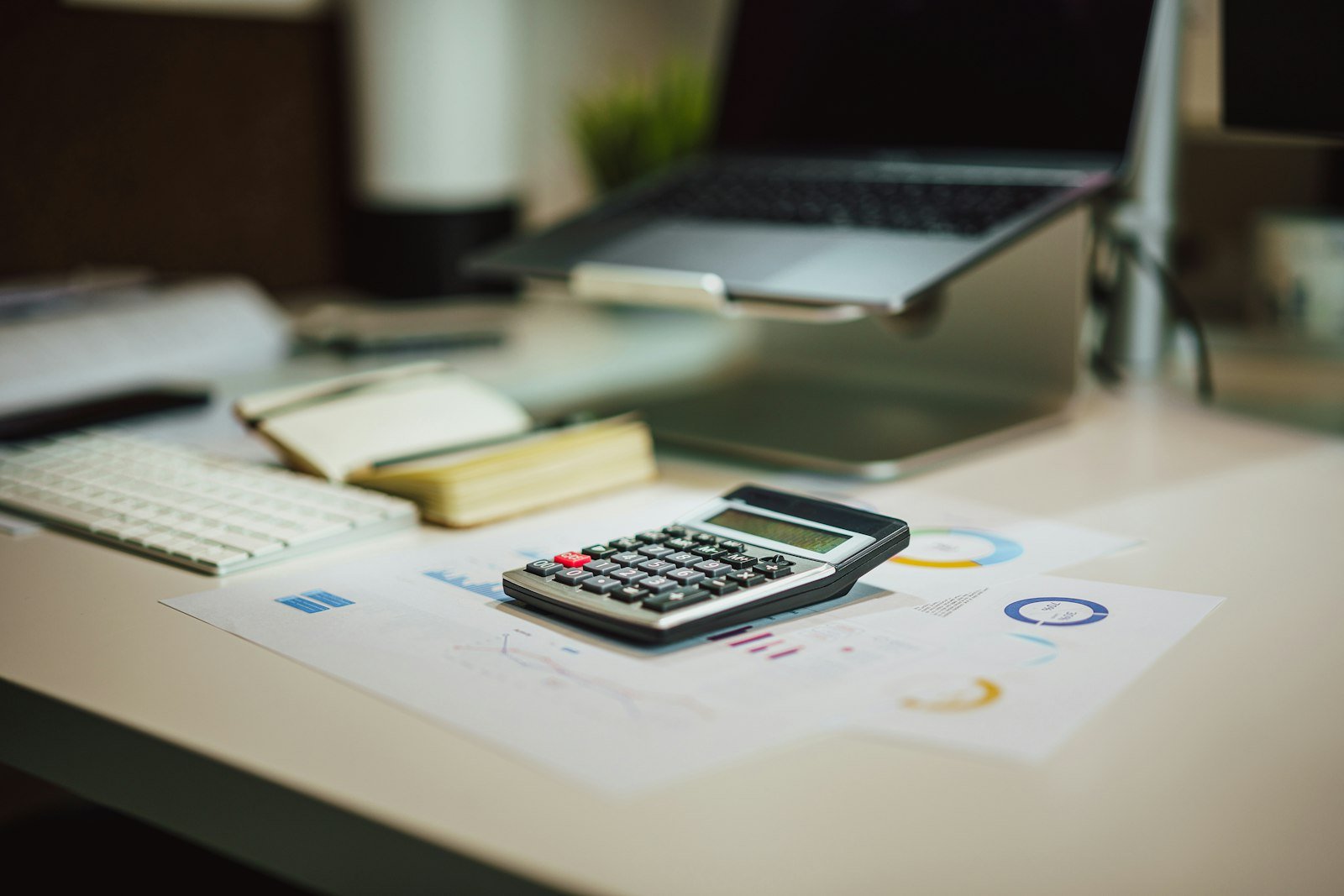 Calculator used to work out an annual fee